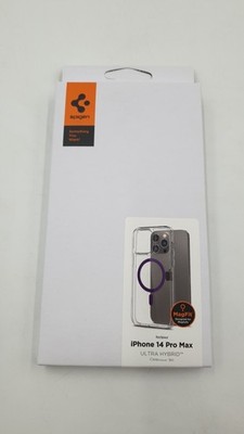 Spigen Ultra Hybrid (MagFit) Schutzhülle für Apple iPhone 14 Pro Max - Deep Purp