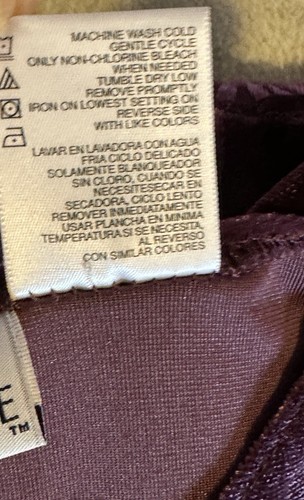 GEORGE Plum Dress Purple Girl’s Size 16 Fully Lined Asymmetrical Hem - Picture 14 of 23