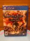 Attack on Titan 2: Final Battle (Sony PlayStation 4 PS4, 2019) Rare NEW SEALED