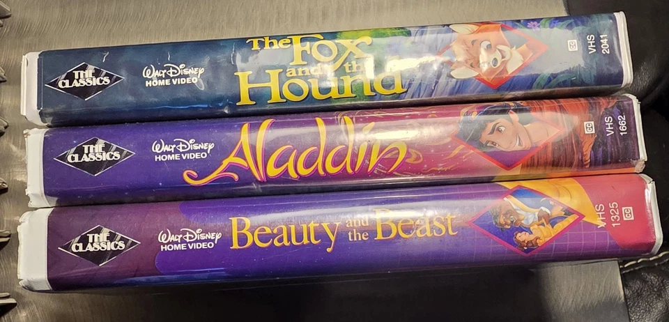 Lot Of 8 Disney Classic Black Diamond Vhs Tapes With Cases Foto 3 de 3