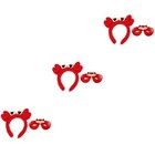 3 Sets Schöne Krabbenhaarband Lustige Krabbenbrille Requisite für