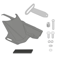 KAPPA KMG1203 ABS Black Rear Fender for Honda CB 500 HORNET 2024-2025