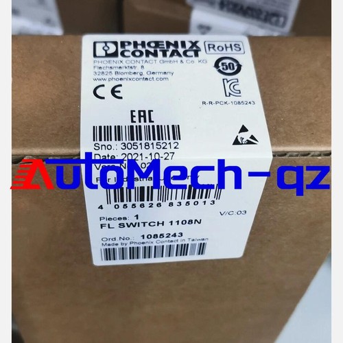 New Phoenix Contact FL SWITCH 1108N Network Switch 1085243 Free Shipping