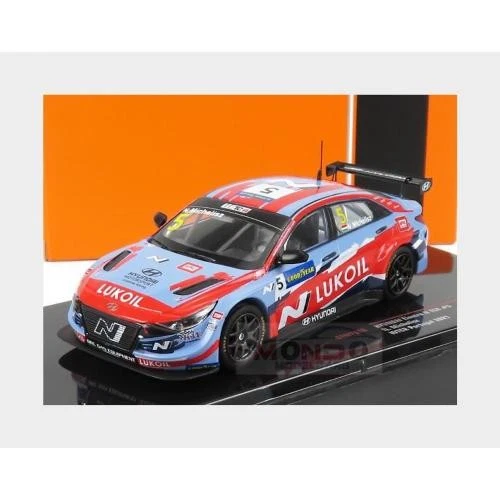 1:43 IXO Hyundai Elantra #Tcr Lukoil #5 Wtcr Portugal 2021 Michelisz GTM157A - Immagine 2 di 2