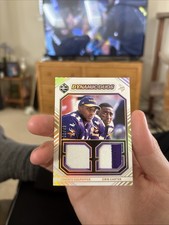 2022 Limited Daunte Culpepper,Cris Carter Dynamic Duos Game Jersey Patches /75