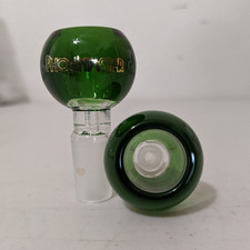 Cuenco bulboso de vidrio de 14 mm de espesor macho para bong de pipa de agua (1 - UNO) verde