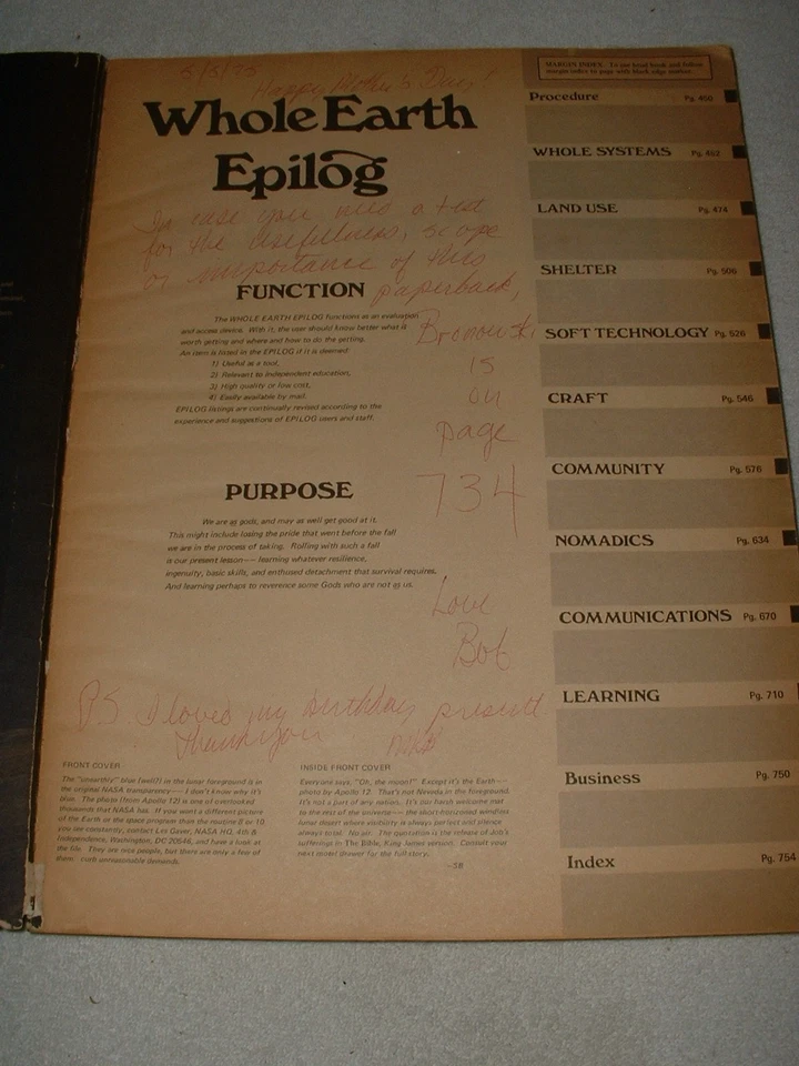 Vintage The Whole Earth Epilog Access to Tools Catalog 1st Edition 1974 - Image 3 of 4