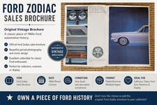 Ford Zodiac MkIV Sales Brochure