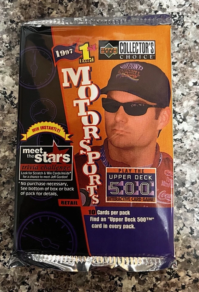 1997 Upper Deck Collector’s Choice NASCAR Motorsports Pack – 10 Cards – 1 Pack - Image 2 of 3