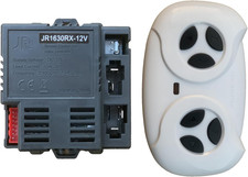 JR1630RX 12V 2.4G Remote Control and Receiver, for Kids Ride On Toys, 12V Contro