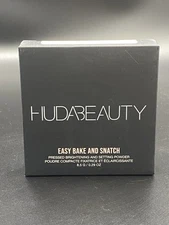 Huda Beauty Easy Bake and Snatch Pressed Brightening Setting Powder PEACH PIE