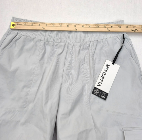 Mondetta Damen Gr. L Cargotaschen Fallschirmhose elfenbein Gummibund, Bündchen - Bild 8 von 13