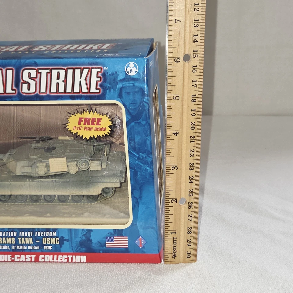 Corgi 1:64 Tactical Strike M1A1 Abrams Tank - USMC 2003 Iraqi Freedom US95123 - Image 3 of 4