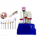 SATC 7PCS Manicure Pedicure Ceramic Nail Drill Bits Set Electric Nail Art Tools 
