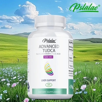 PSLALAE Advanced TUDCA-Kapseln 1200 Mg – Nahrungsergänzungsmittel Zur Leberunterstützung