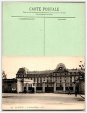 Le Havre France: Kléber Barracks (Caserne) Military Scene Postcard Early 1900s