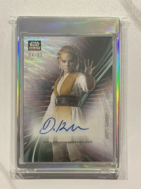 2025 Topps Star Wars Chrome Galaxy Jecki Lon Dafne Keen Auto 64/99