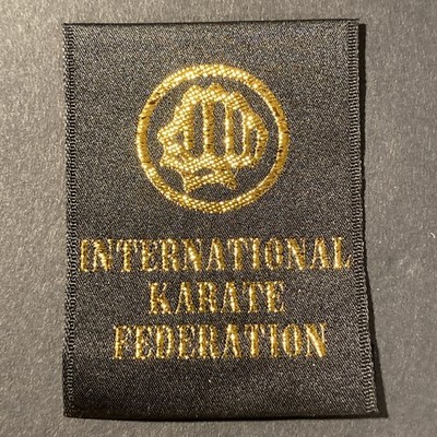 International Karate Federation Tag Patch - Martial Arts