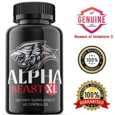 Alpha Beast XL Pills - Male Virility Prime Pills for Men ED Support - 60 Capsule