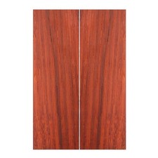 Bookmatched Padauk Wood Knife Handle Scales - Size 3/8 x 1 9/16 x 4 3/4  1 Pair