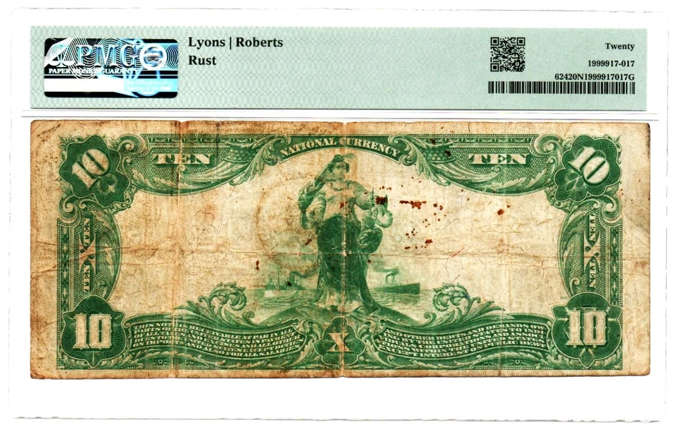 Alexandria, VA - 1902 Fr. 624 The First National Bank Ch. # 651 PMG VF20 Net - Image 2 of 2