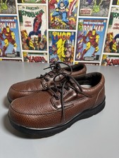 Orthopaedic Leather Shoes Brown UK 8 X-Wide Comfort Support Aetrex Men's