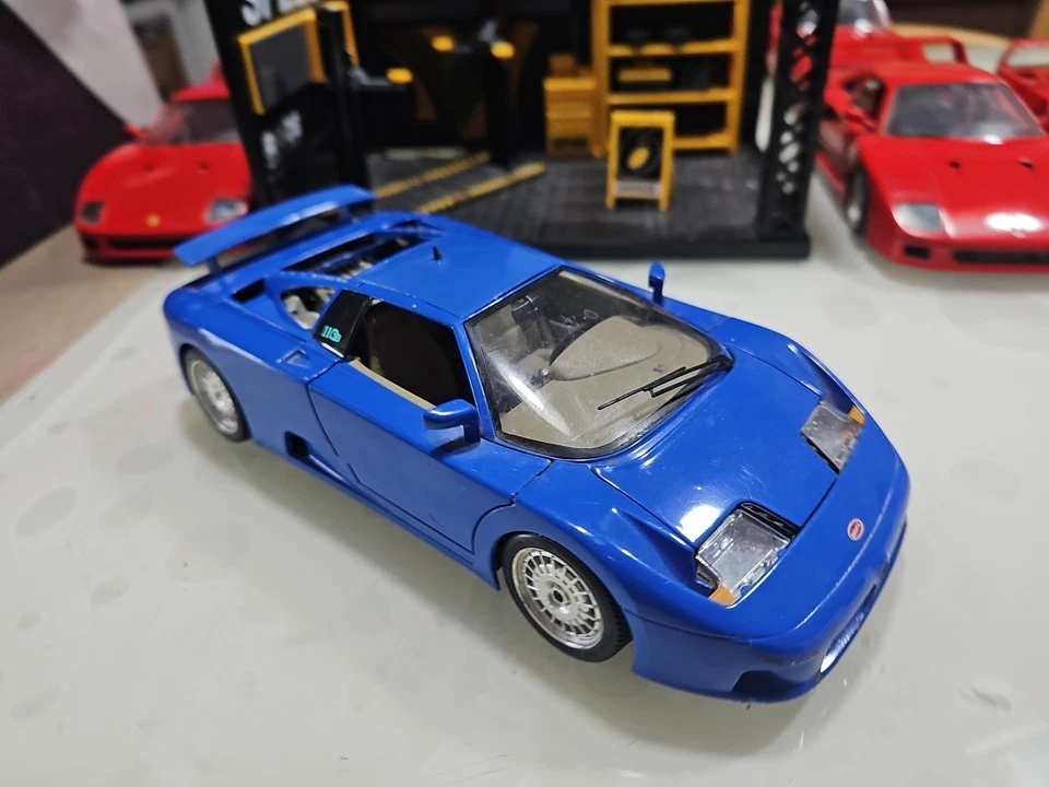 Modello auto Burago Bugatti 110 EB anno 1991 scala 1:18 Made in Italy - Immagine 3 di 4