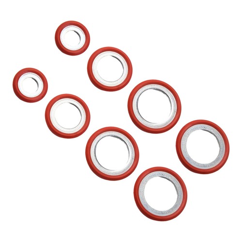 Assorted Sizes Gasket Combination Set for Car Air Conditioning 30 Washers - Picture 14 of 18