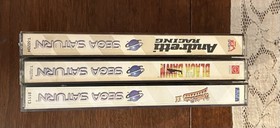 SEGA Saturn MK-80000A FULLY TESTED and WORKING, Includes 3 Games, A/V Cable 