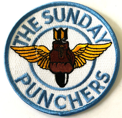 USN VA-75 ATKRON 75 ''The Sunday Punchers'' Patch