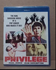 NEW - Privilege Blu-ray 1967 [Scorpion Releasing] Paul Jones
