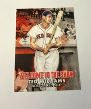 2022 Topps Series 1 WELCOME TO THE SHOW - TED WILLIAMS Red Sox #WTTS-32