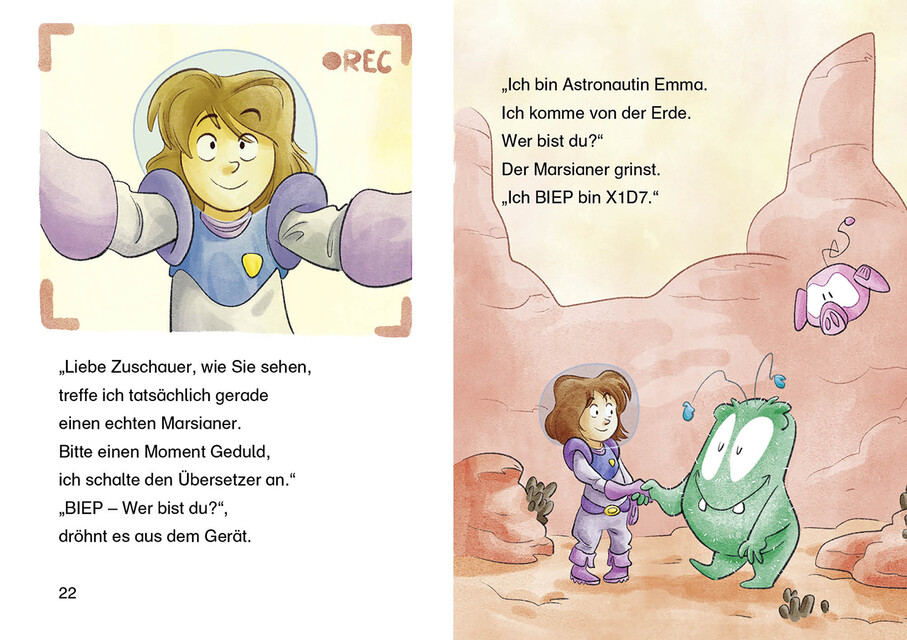Thumbnail - Leselöwen 2. Klasse - Astronautengeschichten Sandra Grimm