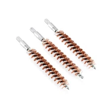 3 X Bronze Bristle Bore Long Brush .325/8mm Cal 8x32 Thread for Gun Cleaning Rod