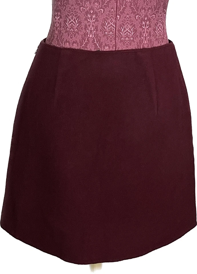 Club Monaco женщин Centie бордовая юбка розничной $149.50 - Изображение 2 из 4