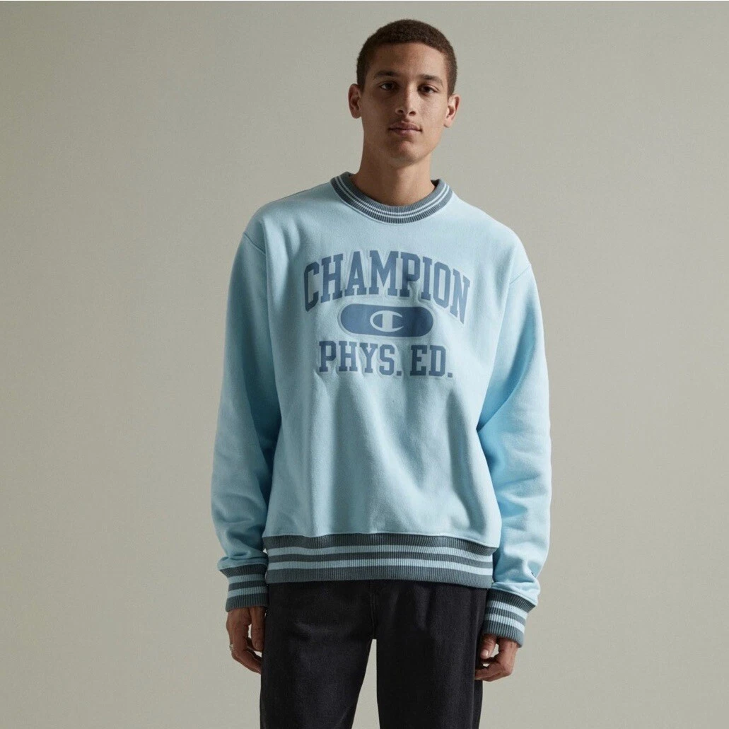 Champion sweater turquoise vector cheap