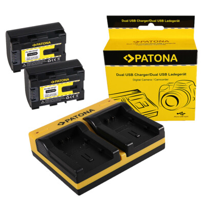 2x Batteria Patona Premium 2040mah li-ion per Canon LP-E6,EOS 60D,EOS 2x Batteria Patona Premium 2040mah li-ion per Canon LP-E6,EOS 60D,EOS
