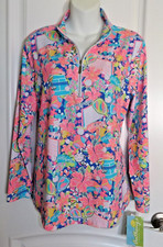 Pickleball & Martinis Long Sleeve Zip Mock from Anthony's Resort Wear Small  NWT