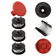 For Hyper Tough Trimmer Line & Cap Cover Set String Trimmer HT22-401-03-05