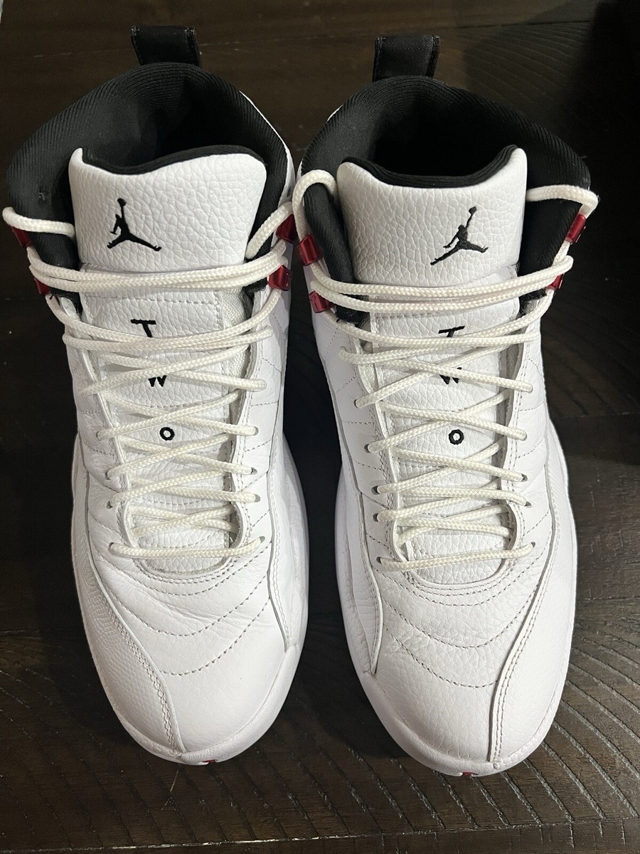 Air Jordan 12 Retro 9.5 CT8013 106 White/Black - University