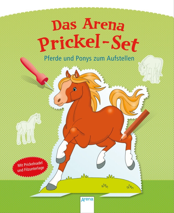 Thumbnail - Arena - Mein Arena Prickel-set - Pferde Und Ponys Zum Aufstellen,