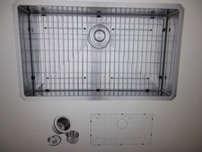 Glacier Bay Professional Tight Radius 32 in. Undermount Single Bowl 16 Gauge