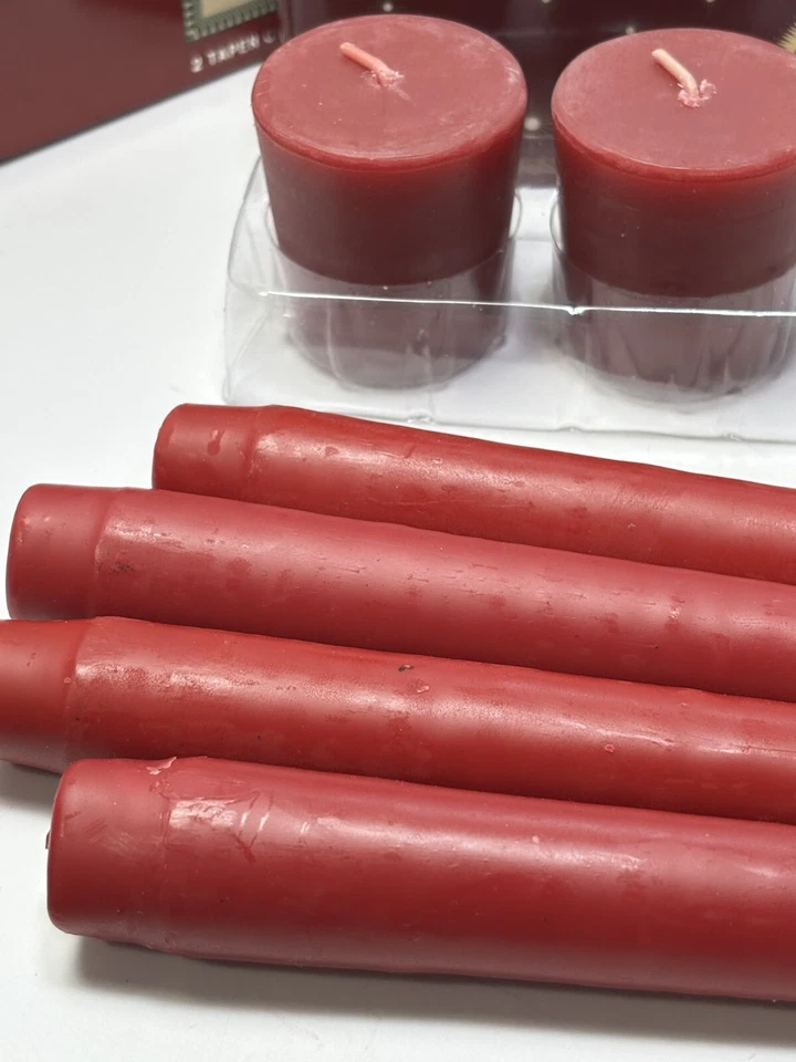 Crabtree & Evelyn NOEL Lote Descontinuado Votivos, Velas Cónicas y Demi USADAS Foto 3 de 4