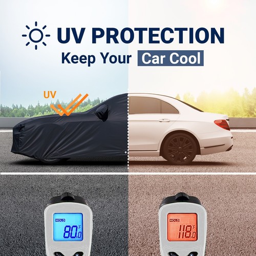 iCarCover Mazda Miata MX-5 Advanced Series Car Cover - Black Waterproof - Bild 5 von 30