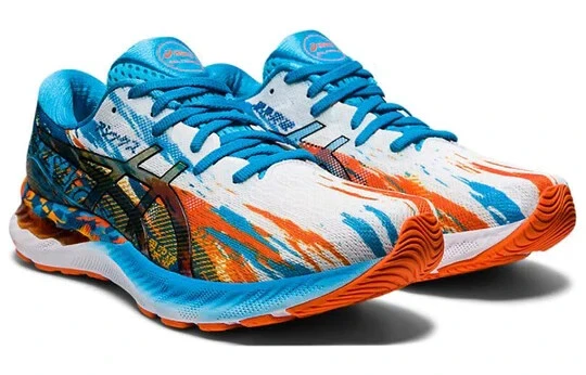 Asics multicolor running shoes sale