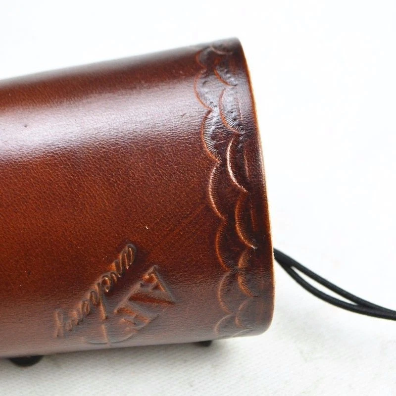  Archery Brown Leather Arm Guard Outoor Shooting Accessory Adjustable 1pc - Image 3 of 4