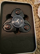 trianium brand black metal fidget spinner