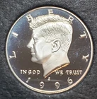 1996-S Gem Proof Silver Kennedy Half Dollar