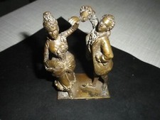 Paar Tänzer Tanzend Barock Echt Bronze Skulptur Statue  Figur 19 Jht.  Rarität!!
