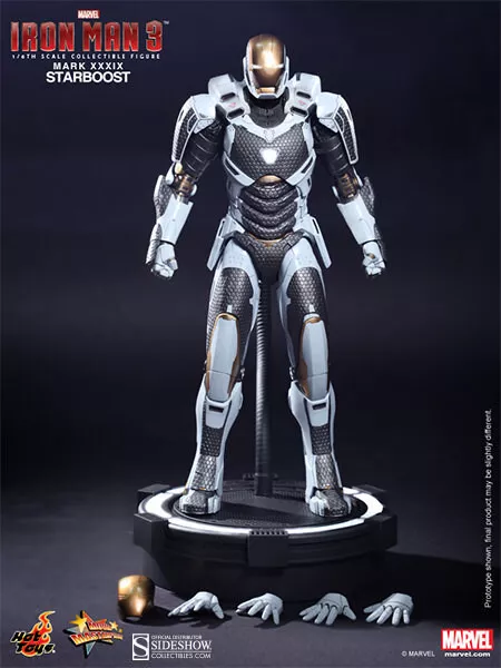 Hot Toys MMS214 Iron Man Mark 39 XXXIX Star Boost Sideshow item N